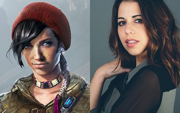 Laura Bailey dubla Kati Diaz, outra das novas protagonistas de 'Gears 4' (Foto: Divulgação/Game Informer)