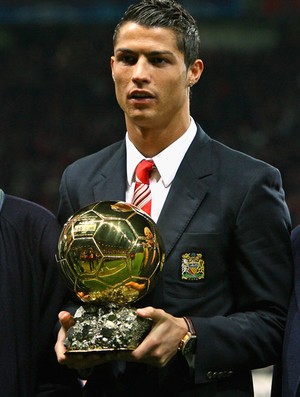 Cristiano ronaldo bola de ouro 2008 (Foto: Agência Getty Images)