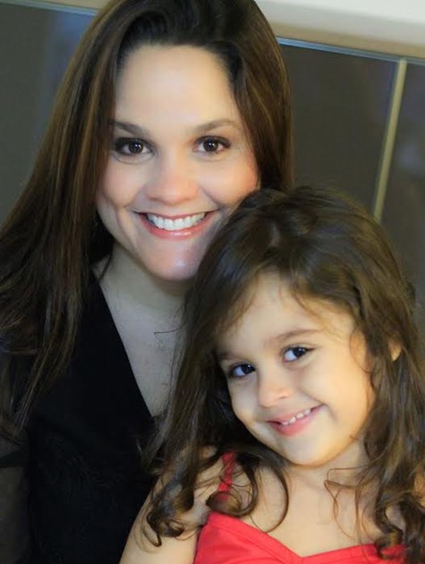 Paula Sanioto com a filha, Beatriz (Foto: Arquivo pessoal) Paula Sanioto com a filha, Beatriz (Foto: Arquivo pessoal)