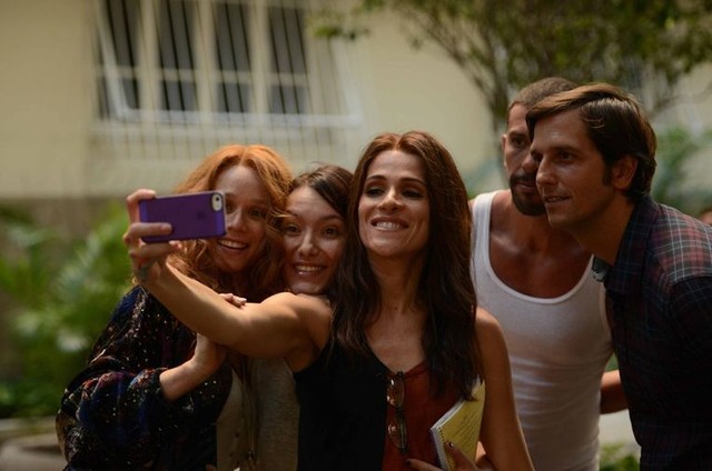 Elenco do filme 'Um homem só' (Foto: Páprica Fotografia)