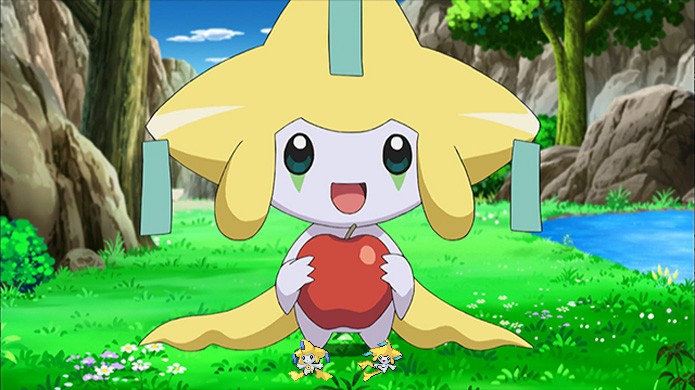 Com estilo fofo, Jirachi era um lendário que realizava desejos em Pokémon Ruby & Sapphire (Foto: Reprodução/Rafael Monteiro)