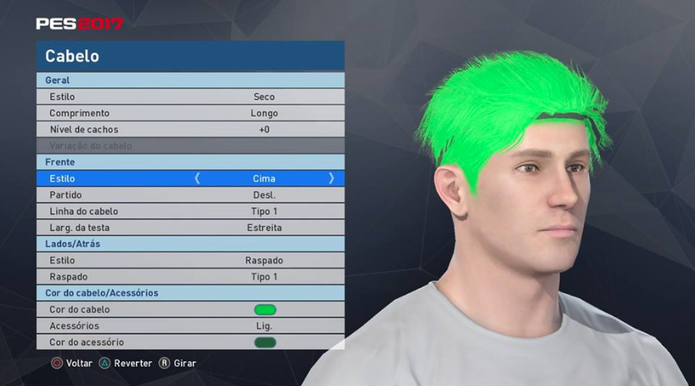 PES 2017: como criar um jogador com suas características no jogo (Foto: Reprodução/Felipe Vinha)