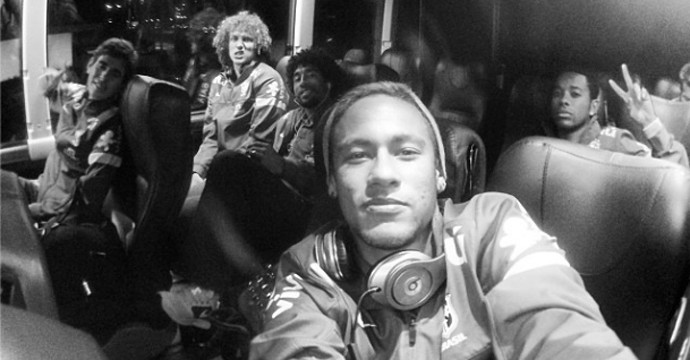 chegada Seleção Brasil Toronto Neymar, Robinho, David Luiz, Oscar e Dante. (Foto: Reprodução / Instagram) chegada Seleção Brasil Toronto Neymar, Robinho, David Luiz, Oscar e Dante. (Foto: Reprodução / Instagram)