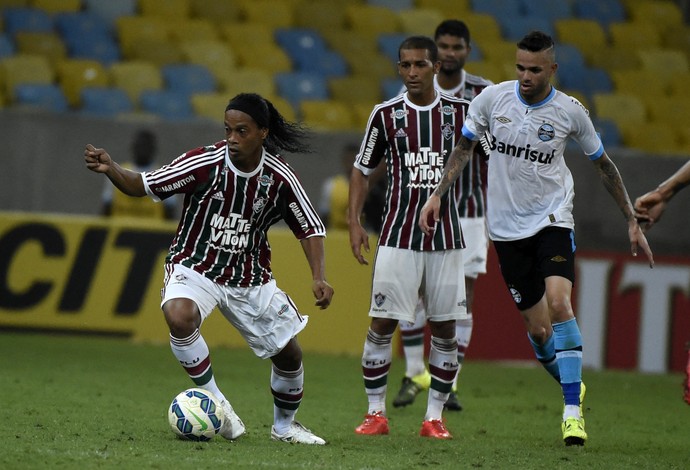 Fluminense x Grêmio, Maracanã, Ronaldinho (Foto: André Durão)