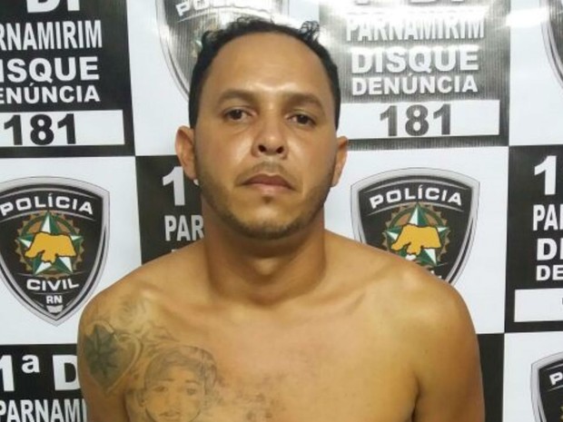 Daniel de Carvalho foi preso nesta terça (2), em Parnamirim (Foto: Degepol/Divulgação)