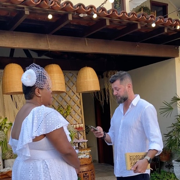 Cacau Protásio e Janderson Pires: Casamento celebrado no dia 24 de julho de 2021 (Foto: Reprodução/Instagram)