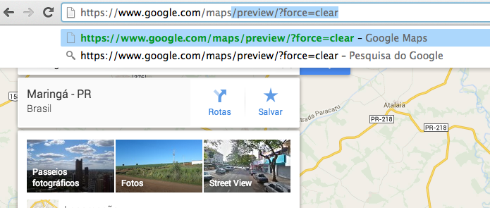 Ativando o modo simplificado do Google Maps (Foto: Reprodução/Helito Bijora)