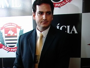 Delegado concedeu entrevista coletiva nesta terça (19) (Foto: Reprodução/TV Diário)