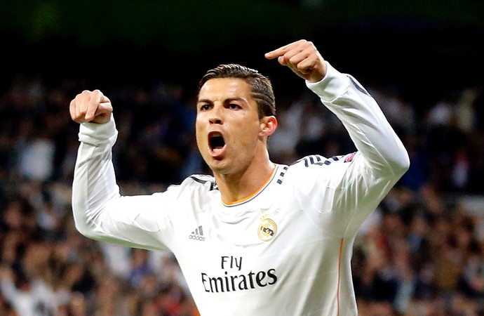 Cristiano Ronaldo comemoração jogo Real Madrid e Juventus Liga dos Campões (Foto: Reuters)