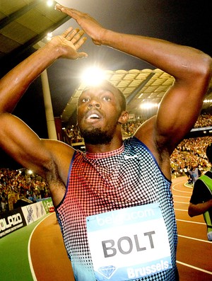Bolt atletismo Bélgica  (Foto: AFP)