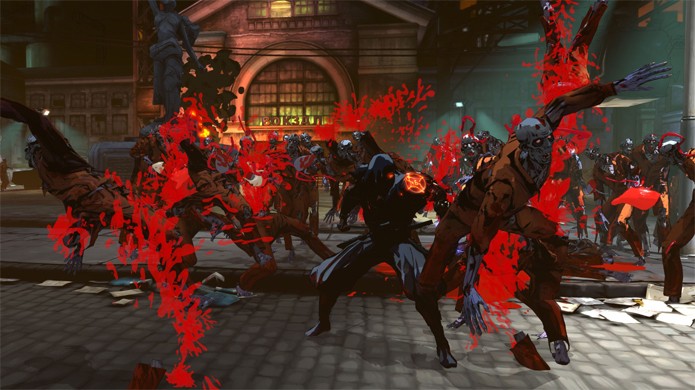 Alta quantidade de sangue já se tornou característica da série Ninja Gaiden (Foto: play3.de)