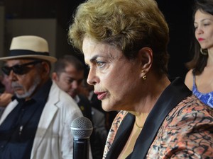Dilma Rousseff participou de uma audiência pública em João Pessoa (Foto: Krystine Carneiro/G1) Dilma Rousseff participou de uma audiência pública em João Pessoa (Foto: Krystine Carneiro/G1)