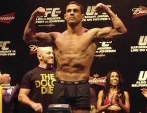 UFC Pesagem - Vitor Belfort (Foto: Marcelo Russio/Globoesporte.com)