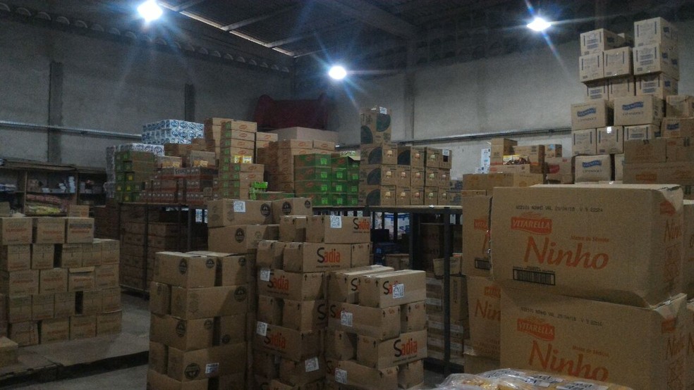 Material avaliado em R$ 10 milhões estava em galpões (Foto: Divulgação/SSP-AL)