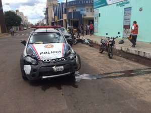 Viatura da PM atropela e mata motociclista em Imperatriz (Foto: Divulgação/SSPMA)