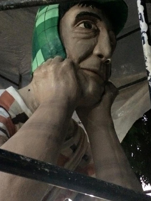 Estátua do Chaves (Foto: Reprodução/Facebook)