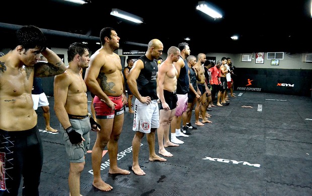  MMA Erick Silva e Rodrigo Damm na XGym (Foto: Ivan Raupp)