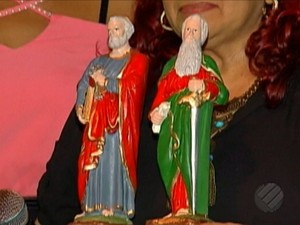 são pedro e são paulo santos (Foto: Reprodução/TV Liberal)