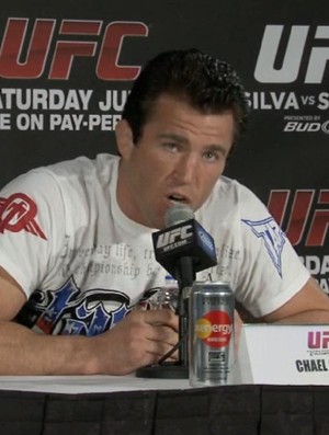 Chael Sonnen, na coletiva do UFC 148 (Foto: Reprodução - YouTube)