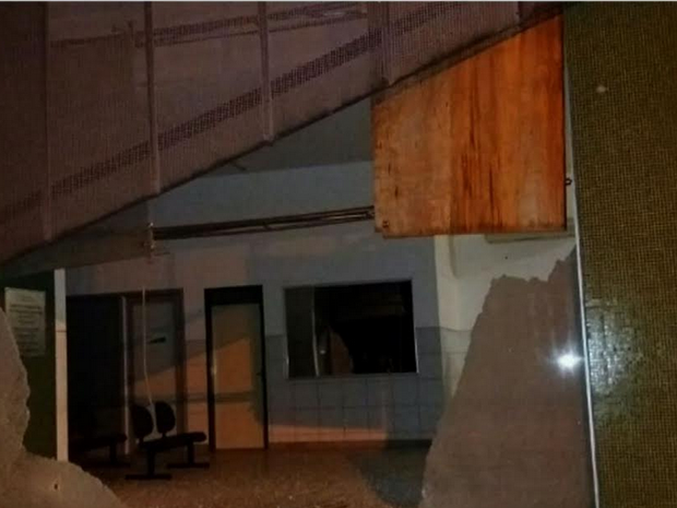 A polícia identificou que, na ação, em Icapuí foi utilizado armamento de grosso calibre. (Foto: Reprodução/TV Verdes Mares)