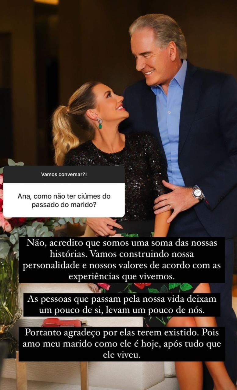  Ana Paula Justus fala sobre relação com ex-mulheres de marido (Foto: Instagram)