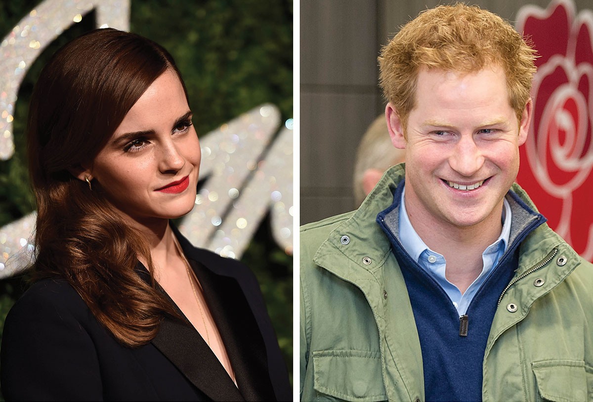 Emma Watson e o Príncipe Harry estariam namorando em segredo (Foto: Getty Images)