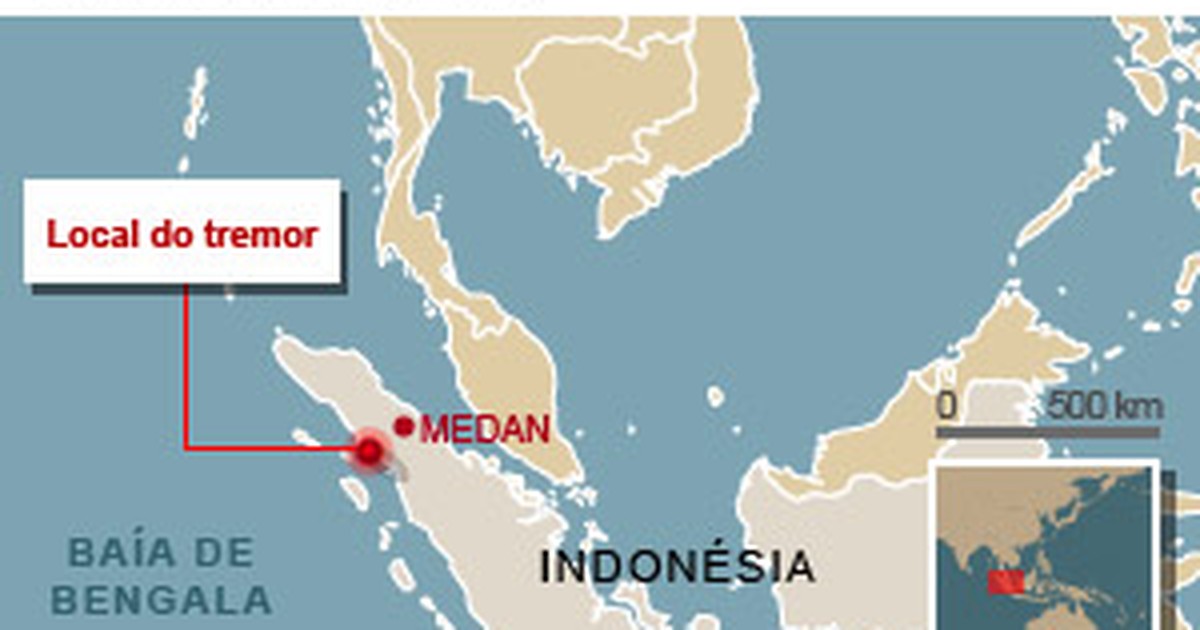 G1 Forte terremoto atinge a Ilha de Sumatra na Indonésia notícias