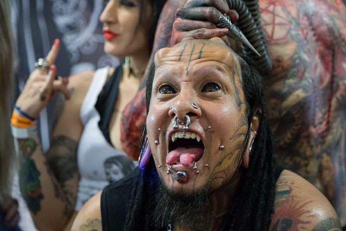 Feira na Zona Norte de São Paulo reúne aficionados por tatuagens Tattoo1