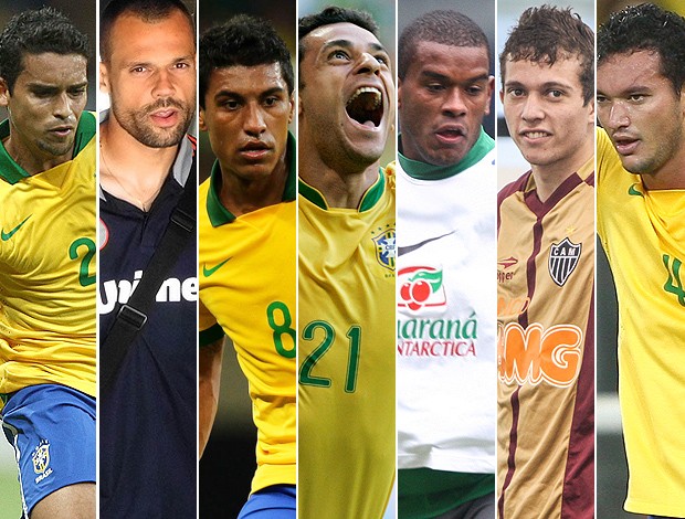 montagem jogadores convocados Seleção Libertadores (Foto: Editoria de Arte)
