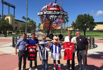 Comitiva do Inter faz vistoria para disputa da Florida Cup (Foto: Florida Cup / Divulgação) Comitiva do Inter faz vistoria para disputa da Florida Cup (Foto: Florida Cup / Divulgação)