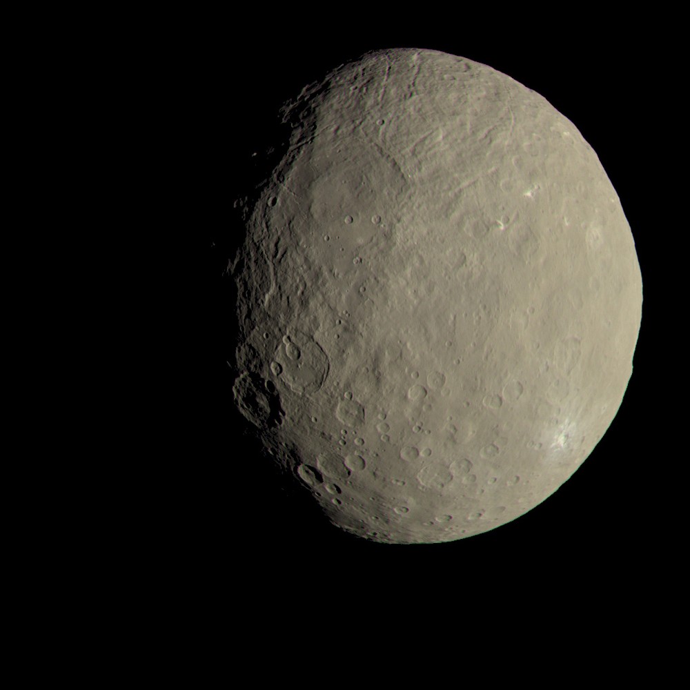 Planeta Ceres capturado pela nave espacial Dawn (Foto: Nasa)