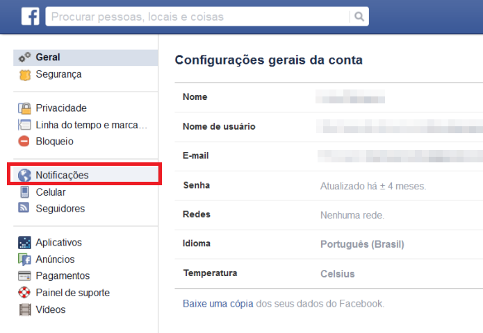 Como Desativar Notificações De Páginas Que Você Administra No Facebook Dicas E Tutoriais 8114