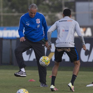 Tite treino Corinthians (Foto: Daniel Augusto Jr./Agência Corinthians) Tite treino Corinthians (Foto: Daniel Augusto Jr./Agência Corinthians)