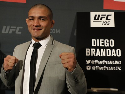 Diego Brandão; UFC 195 (Foto: Evelyn Rodrigues)