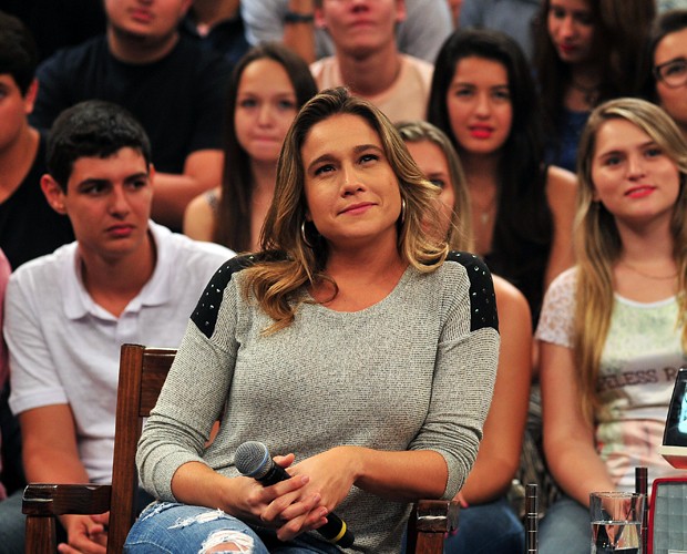 Fernanda Gentil é uma grande inspiração para a ex-BBB Aline (Foto: Reinaldo Marques / TV Globo)