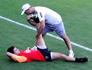 Leandro Donizete treino Atlético-MG (Foto: Maurício Paulucci)
