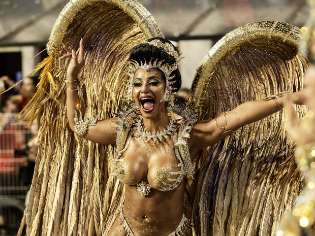Cinthia Santos - Águia de Ouro (Foto: Caio Kenji/G1)