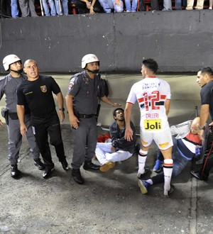 São Paulo Acidente Morumbi  (Foto: Marcos Ribolli)