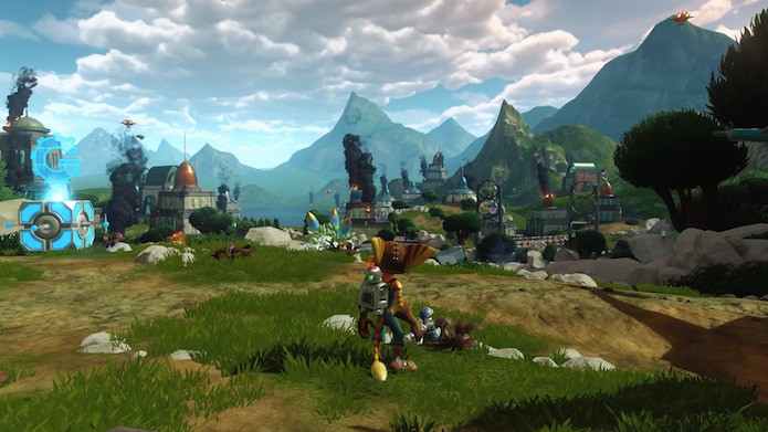 Ratchet & Clank traz cenários clássicos modernizados (Foto: Reprodução/Victor Teixeira)