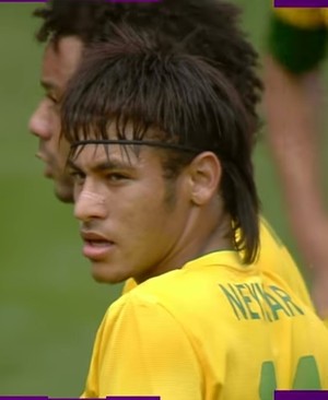 Neymar nos Jogos de 2012 (Foto: youtube)
