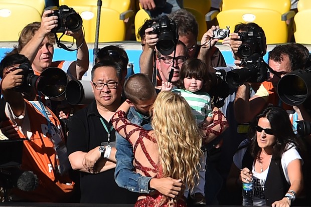 Shakira e Gerard Piqué (Foto: Agência AFP)