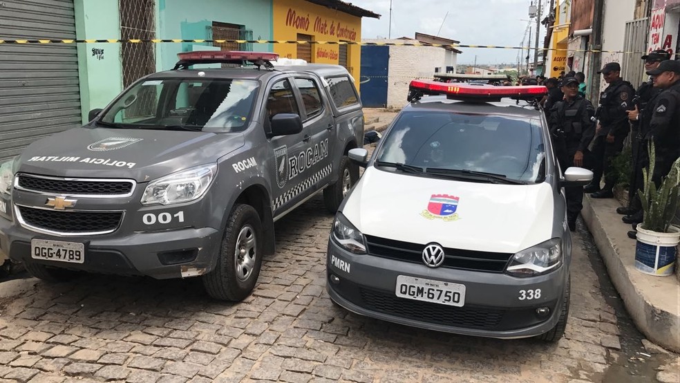 Crime aconteceu na manhã desta quinta-feira (6) em Golandim, em São Gonçalo do Amarante (Foto: Clayton Carvalho/Inter TV Cabugi )