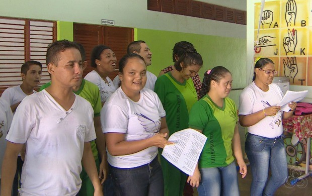 Programação marca o Dia Internacional da Símdrome de Down, em Macapá (Foto: Amapá TV)