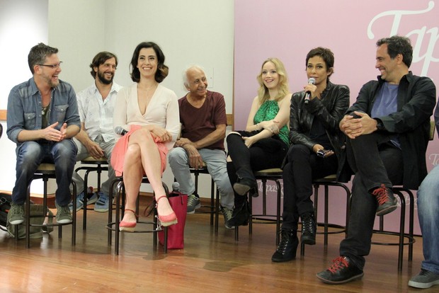 Coletiva da nova e última temporada do programa da TV Globo “Tapas &amp; Beijos” (Foto: Alex Palarea/AgNews)