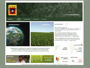 El Tejar, gigante do agronegócio argentino, transfere sede para o Brasil (Foto: Reprodução do site)