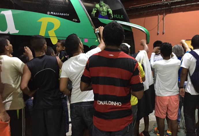 flamenguista belém vasco (Foto: Sofia Miranda / GloboEsporte.com)