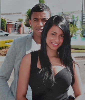 Luiz Gustavo e a noiva Milene Max (Foto: Reprodução/ Arquivo pessoal)