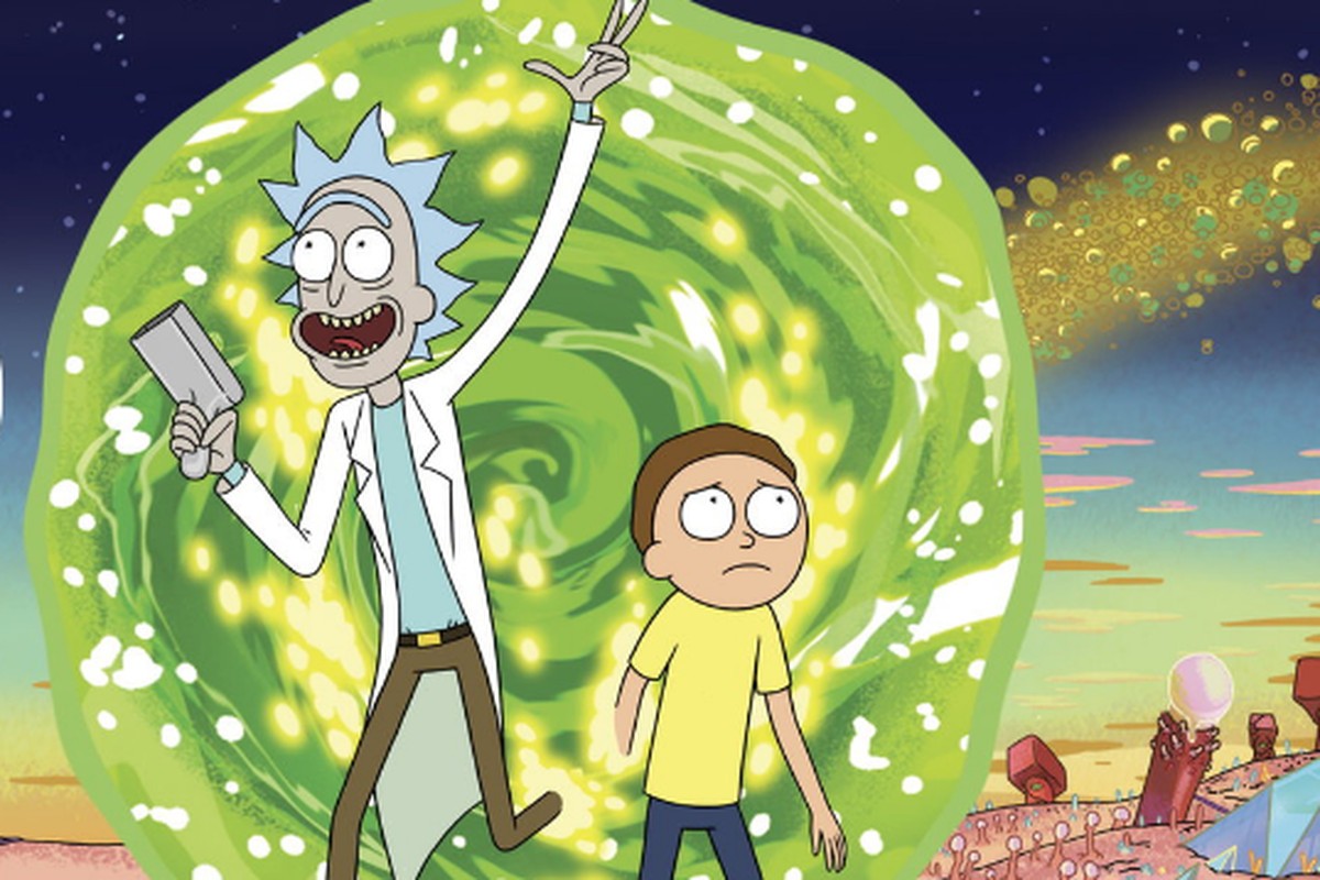 Marca alguém pra ver essa animação estilo Rick and Morty com você