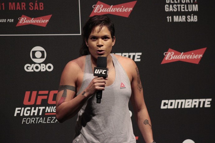 Amanda Nunes UFC Fortaleza (Foto: Adriano Albuquerque)