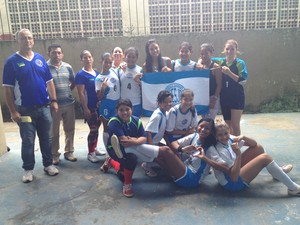 Equipe São Joaquim do Pacuí; Jogos Escolares do Amapá (Foto: Rafael Moreira/GE-AP)